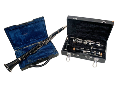 Clarinets in Cases Props, Prop Hire