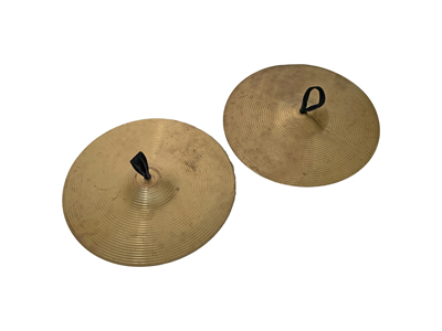 Hand Parade Clash Cymbals Props, Prop Hire