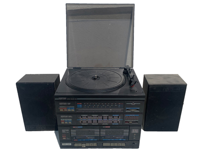 Amstrad Music Stack Record Player Props, Prop Hire