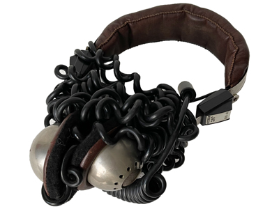 Vintage Leather Jvc Headphones Props, Prop Hire