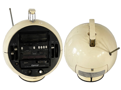 Spaceship Helmet Weltron Cassette Radio Props, Prop Hire