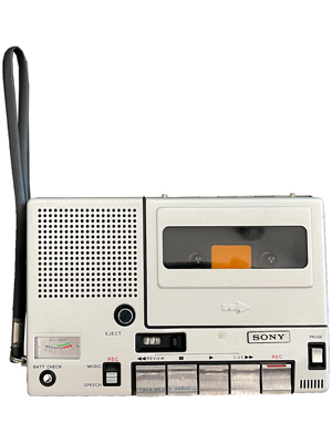 Rare Sony Reporters Pocket Cassette Recorder Props, Prop Hire