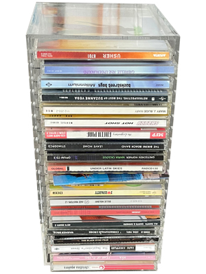 Perspex Cd Racks Props, Prop Hire