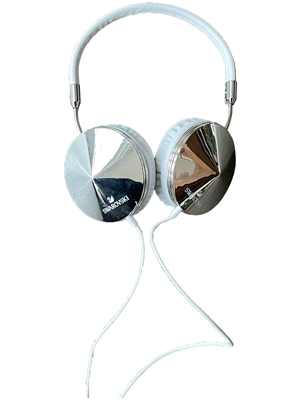 Swarovski Stainless Metallic Headphones Props, Prop Hire