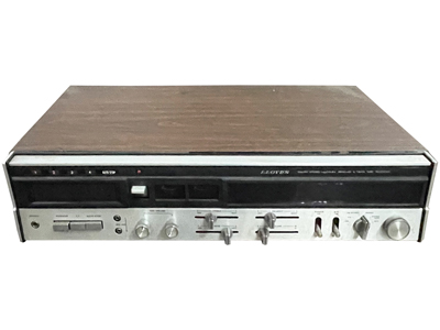 Lloyds Wood Veneer 8 Track Recorder Machine Props, Prop Hire