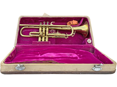 Trumpet in Case Props, Prop Hire