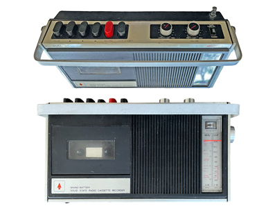 Retro Radio Cassette Recorder Props, Prop Hire
