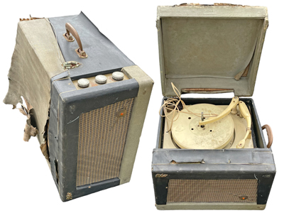 Rare Old Portable Record Player Props, Prop Hire