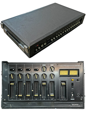 Retro Cased Portable Sony Mixing Desk Props, Prop Hire