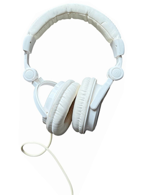 White Pro Ami Headphones Props, Prop Hire