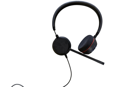 Jabra Michrophone Headphones Props, Prop Hire