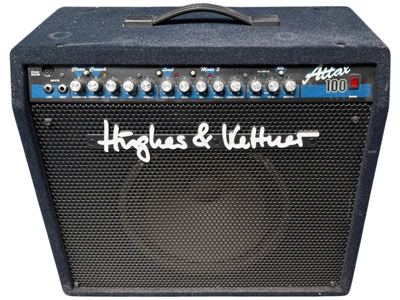 Rare Dark Blue Hughes and Kettner Attox 100 Amplifier Speaker Props, Prop Hire
