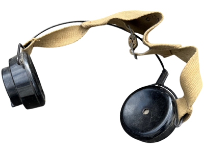 Vintage Military Wireless Operator Headphones Props, Prop Hire