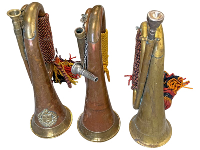 Antique Bugles Props, Prop Hire