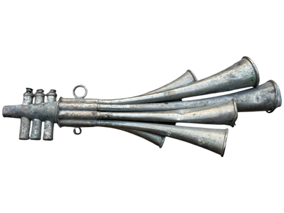 Large Curious Hooters Vintage Musical Instrument Trumpet Horn Props, Prop Hire