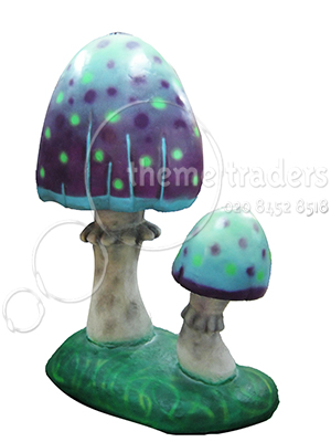 Double Mushrooms Toadstools Props, Prop Hire