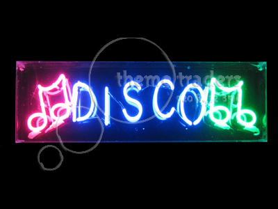 Neon Disco Props, Prop Hire