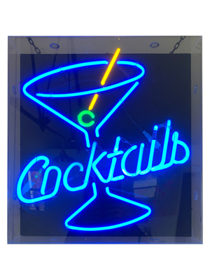 Cocktails Neon Props, Prop Hire