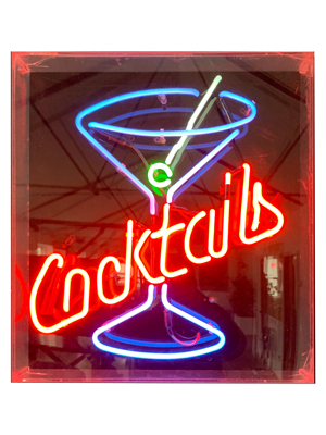 Cocktails Neon Props, Prop Hire