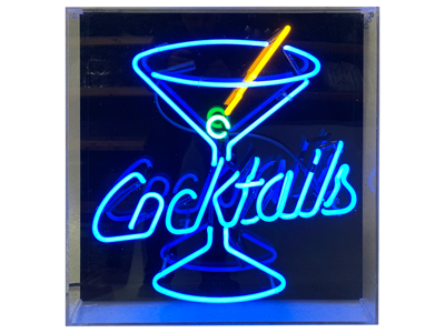 Cocktails Neon Props, Prop Hire