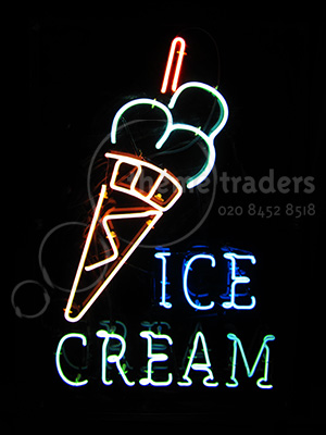Ice Cream Neons Props, Prop Hire