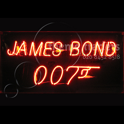 James Bond Neon Props, Prop Hire