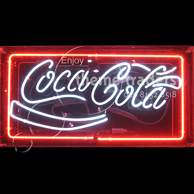 Coca Cola Neons Props, Prop Hire