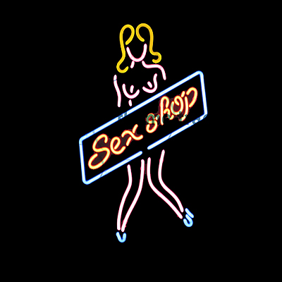 Sex Shop Neons Props, Prop Hire