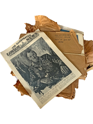 Illustrated News Newspapers Props, Prop Hire