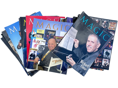 Vintage Magic Magazines Props, Prop Hire