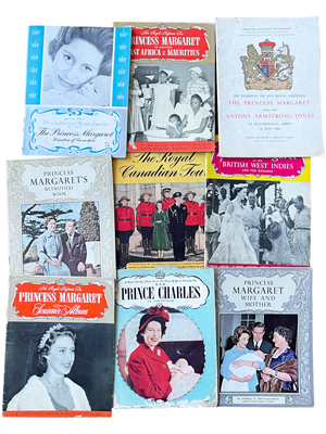 Vintage Royal Magazines Props, Prop Hire