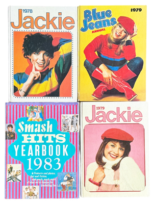 Blue Jeans and Smash Hits Annuals and Magazines 1970s 1980s Props, Prop Hire