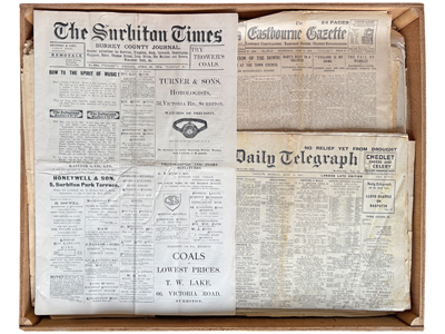 Old Newspapers Props, Prop Hire