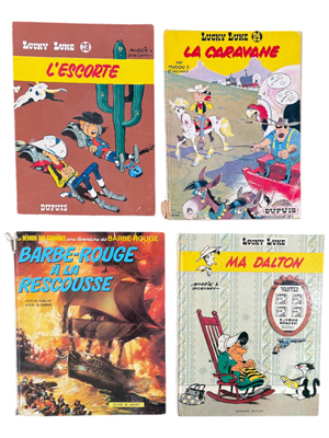 Lucky Luke French Magazines and Cartoon Books Props, Prop Hire