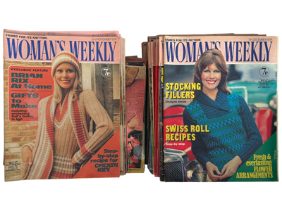1970s Womans Weekly Magazines Props, Prop Hire