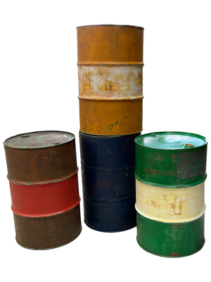 Oil Drums Assorted Props, Prop Hire