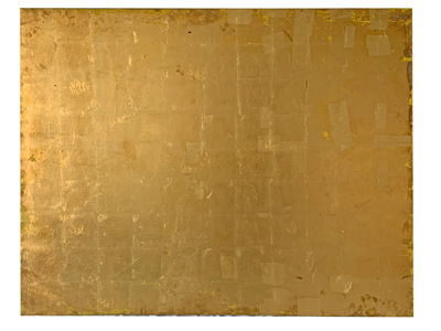 Contemporary Art Painting Gold Leaf Props, Prop Hire