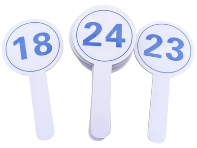 Auction Paddles Props, Prop Hire