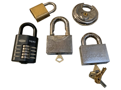 Modern Padlocks Props, Prop Hire