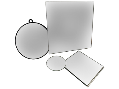 Round and Square Mirror Panels Props, Prop Hire