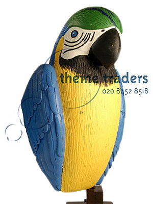 Open Back Parrots Statues Props, Prop Hire