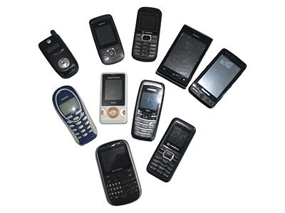 Retro Mobile Phones Props, Prop Hire