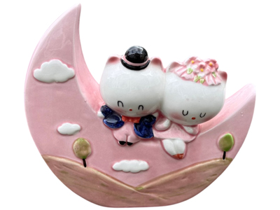 Over the Moon Piggy Bank Props, Prop Hire
