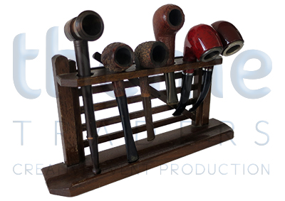 Set of Pipes on Holder Props, Prop Hire