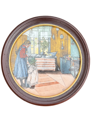 Royal Copenhagen Engraved Decorative Hanging Wall Plate Props, Prop Hire