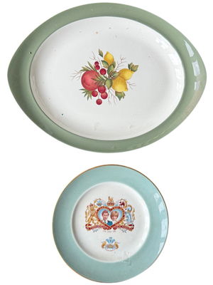 Oval and Decorative Collectors China Plates and Platters Props, Prop Hire
