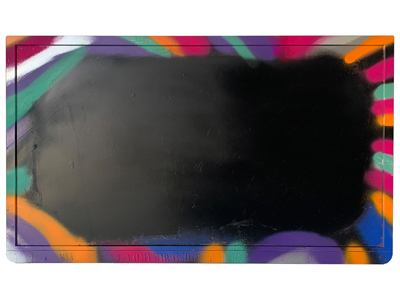 Graffiti Plasma Screen Props, Prop Hire