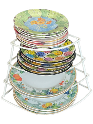 Colourful Crockery Plates Props, Prop Hire