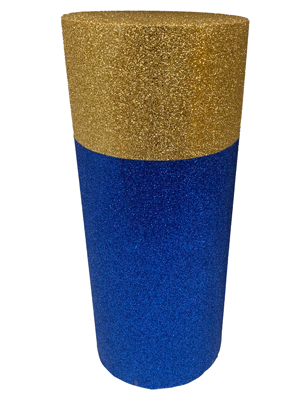 Round Glitter Podium Plinth Props, Prop Hire