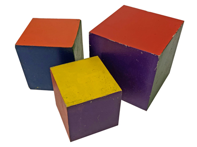 Fairground Small Plinths Props, Prop Hire